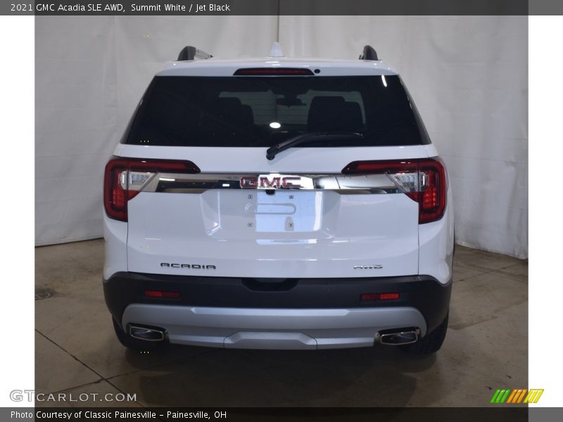 Summit White / Jet Black 2021 GMC Acadia SLE AWD