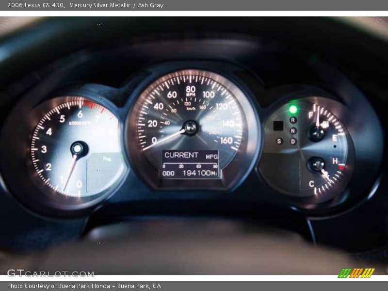 Mercury Silver Metallic / Ash Gray 2006 Lexus GS 430