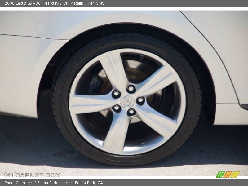 Mercury Silver Metallic / Ash Gray 2006 Lexus GS 430