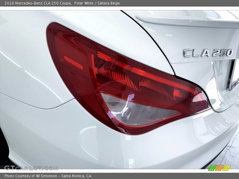 Polar White / Sahara Beige 2019 Mercedes-Benz CLA 250 Coupe