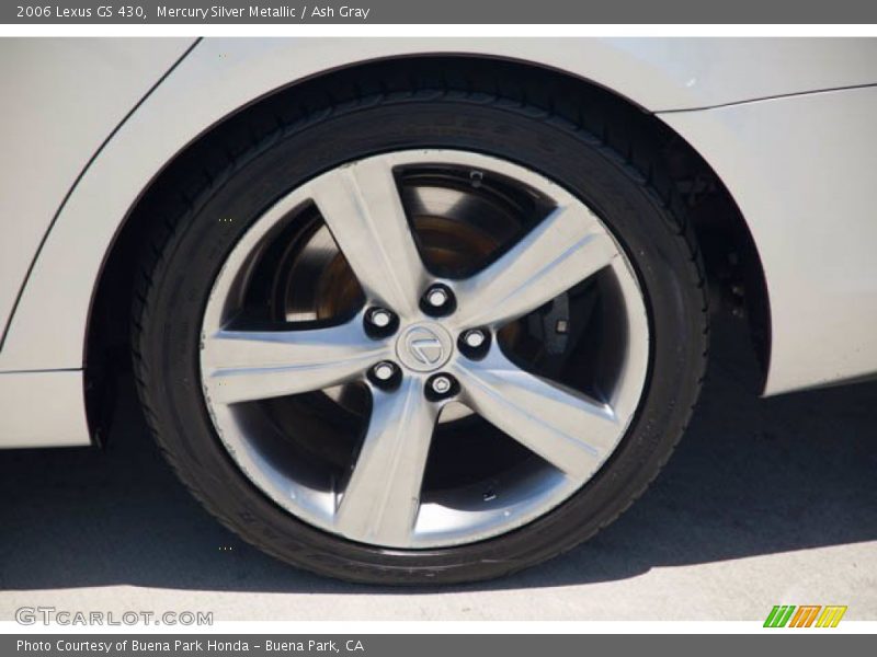 Mercury Silver Metallic / Ash Gray 2006 Lexus GS 430
