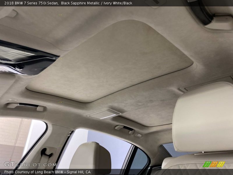 Sunroof of 2018 7 Series 750i Sedan