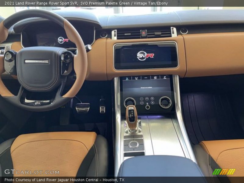 Dashboard of 2021 Range Rover Sport SVR