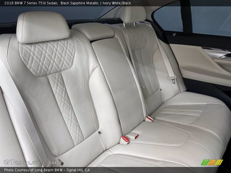 Rear Seat of 2018 7 Series 750i Sedan