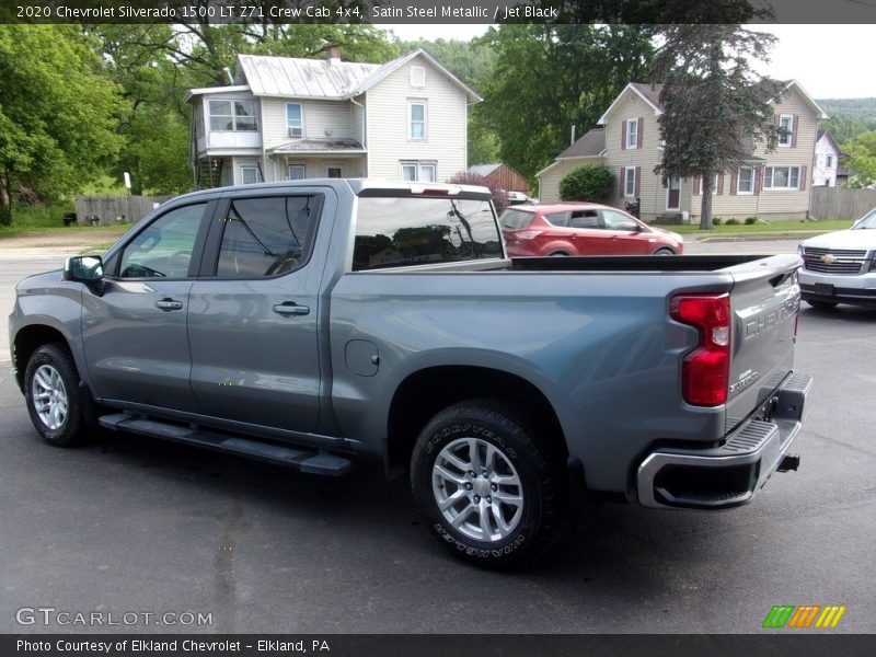 Satin Steel Metallic / Jet Black 2020 Chevrolet Silverado 1500 LT Z71 Crew Cab 4x4
