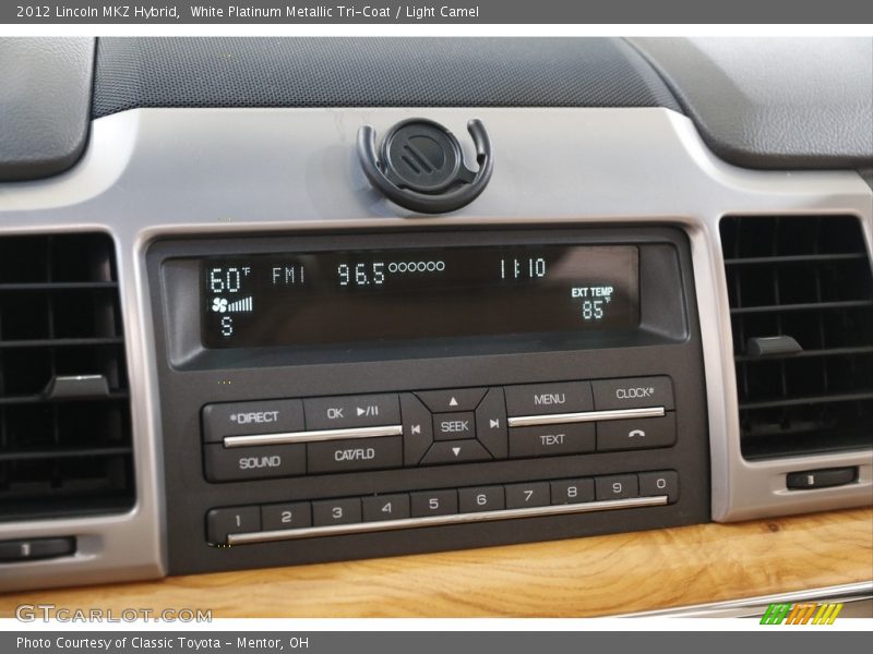 White Platinum Metallic Tri-Coat / Light Camel 2012 Lincoln MKZ Hybrid