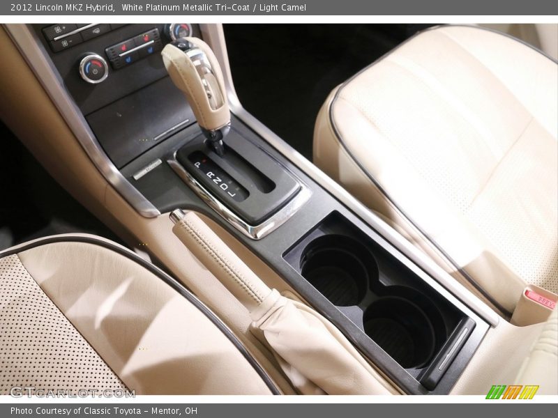 White Platinum Metallic Tri-Coat / Light Camel 2012 Lincoln MKZ Hybrid