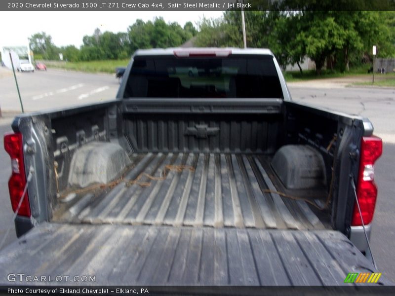 Satin Steel Metallic / Jet Black 2020 Chevrolet Silverado 1500 LT Z71 Crew Cab 4x4