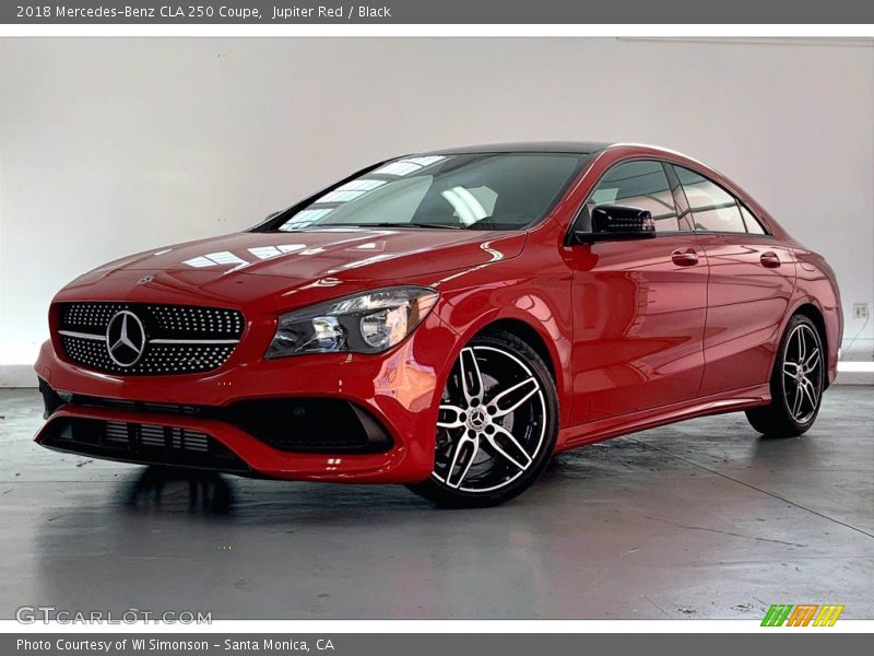 Jupiter Red / Black 2018 Mercedes-Benz CLA 250 Coupe