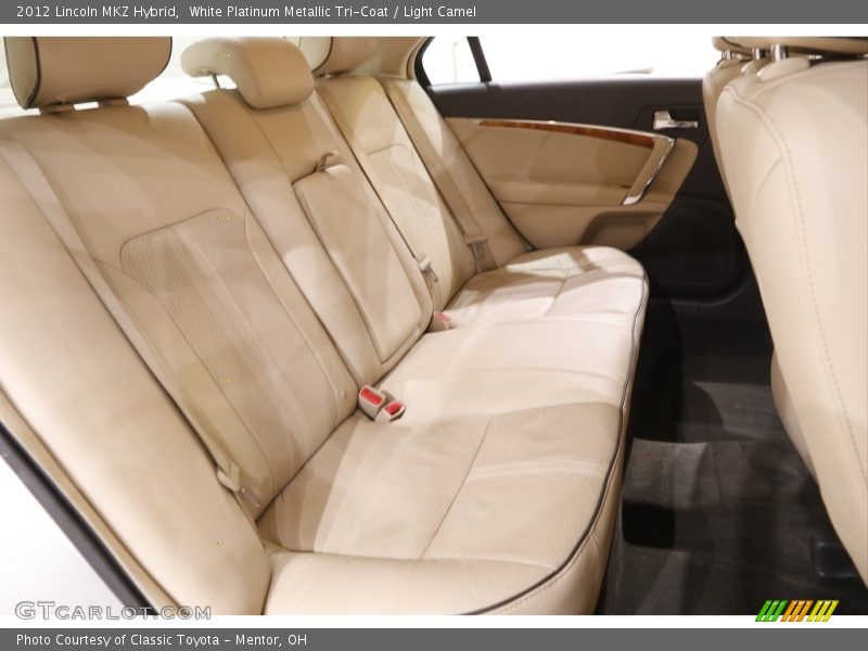 White Platinum Metallic Tri-Coat / Light Camel 2012 Lincoln MKZ Hybrid