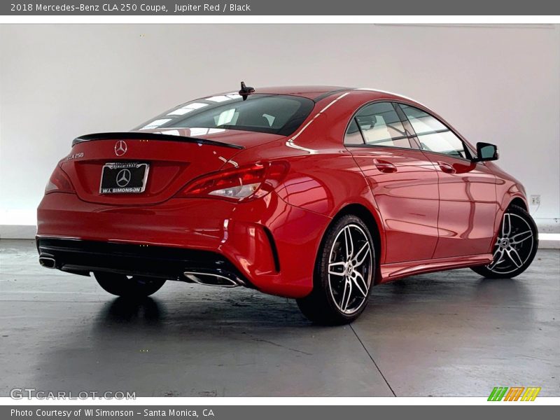 Jupiter Red / Black 2018 Mercedes-Benz CLA 250 Coupe