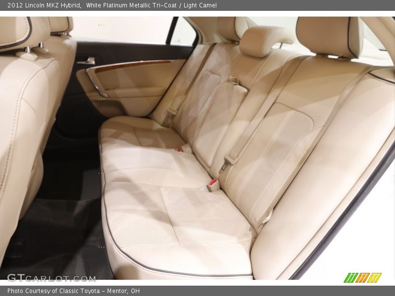 White Platinum Metallic Tri-Coat / Light Camel 2012 Lincoln MKZ Hybrid