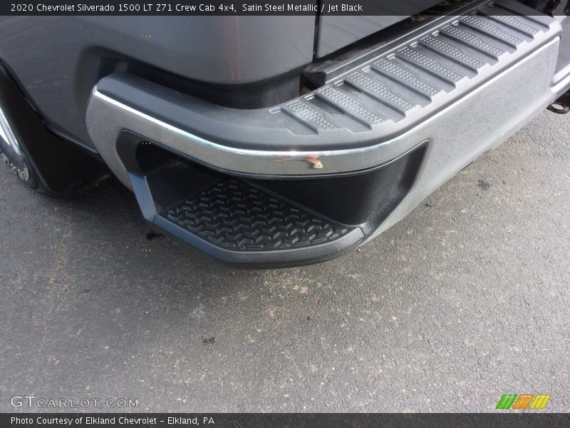 Satin Steel Metallic / Jet Black 2020 Chevrolet Silverado 1500 LT Z71 Crew Cab 4x4