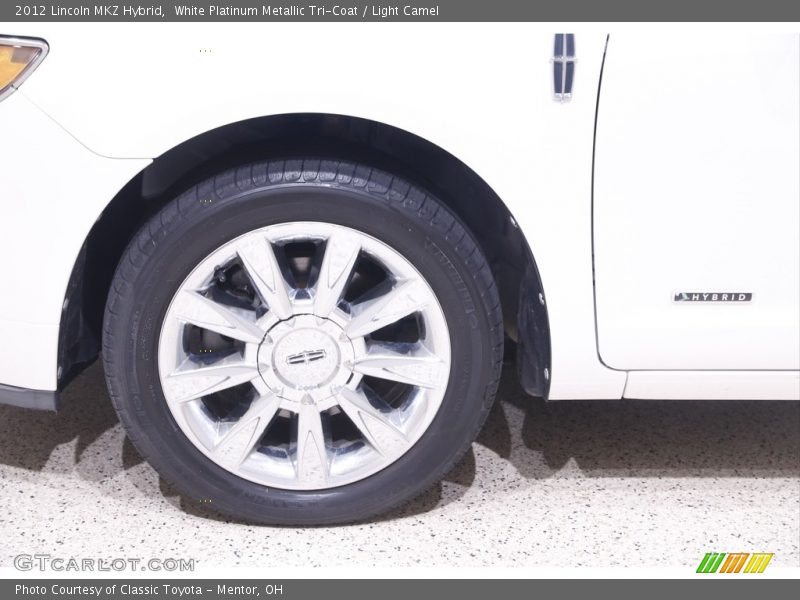 White Platinum Metallic Tri-Coat / Light Camel 2012 Lincoln MKZ Hybrid
