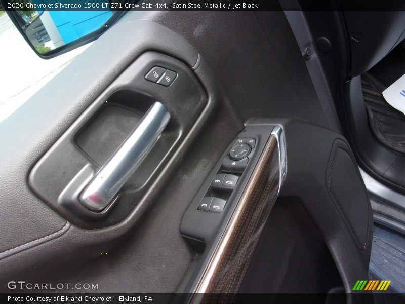 Satin Steel Metallic / Jet Black 2020 Chevrolet Silverado 1500 LT Z71 Crew Cab 4x4
