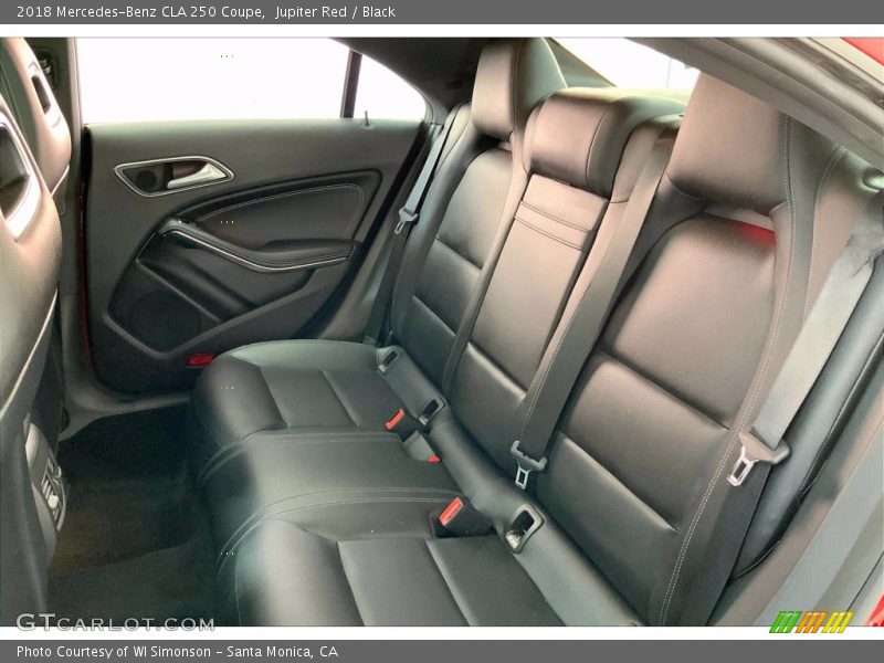 Rear Seat of 2018 CLA 250 Coupe