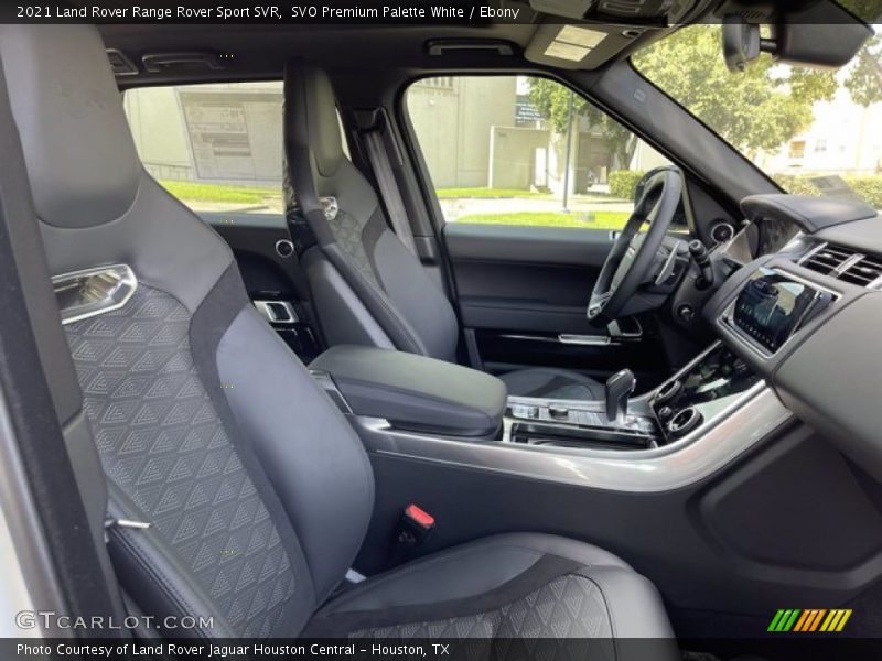 Front Seat of 2021 Range Rover Sport SVR