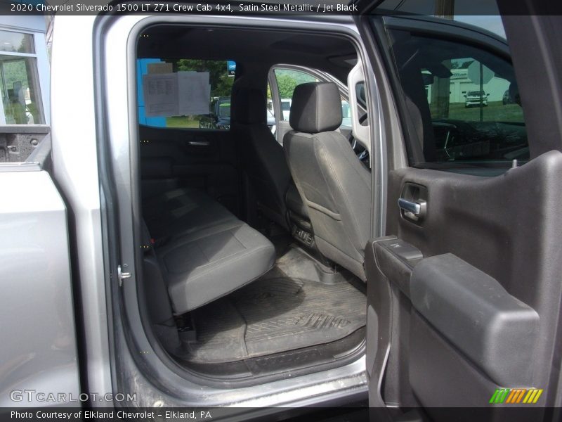 Satin Steel Metallic / Jet Black 2020 Chevrolet Silverado 1500 LT Z71 Crew Cab 4x4
