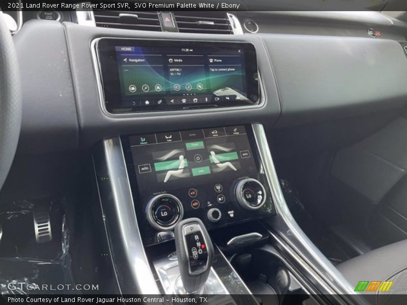 Controls of 2021 Range Rover Sport SVR