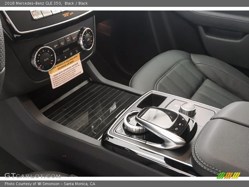 Black / Black 2018 Mercedes-Benz GLE 350