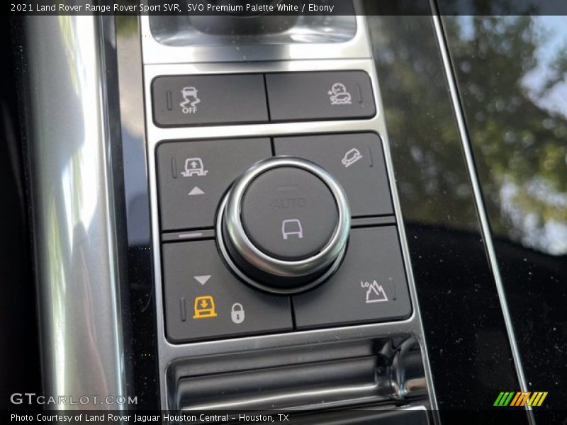 Controls of 2021 Range Rover Sport SVR