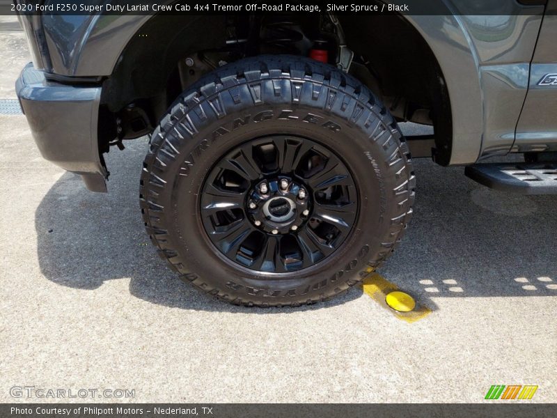 Silver Spruce / Black 2020 Ford F250 Super Duty Lariat Crew Cab 4x4 Tremor Off-Road Package