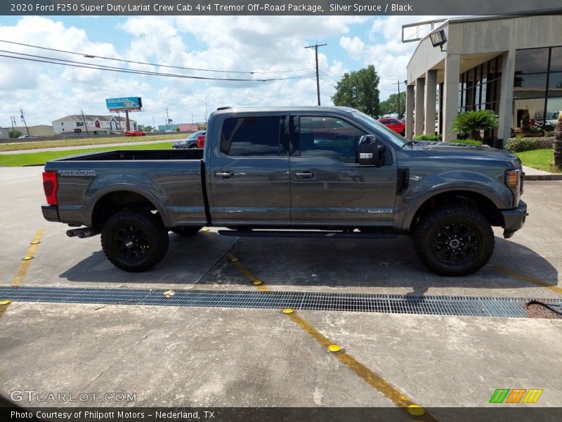 Silver Spruce / Black 2020 Ford F250 Super Duty Lariat Crew Cab 4x4 Tremor Off-Road Package