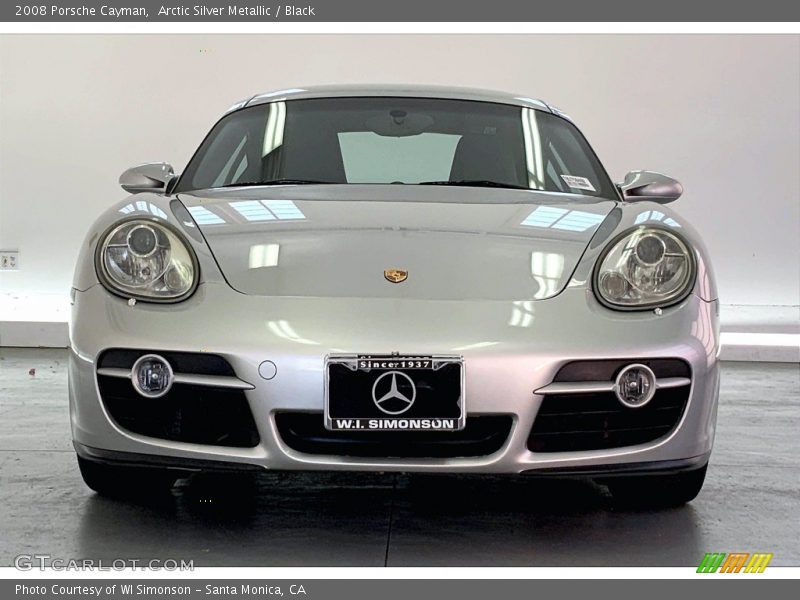 Arctic Silver Metallic / Black 2008 Porsche Cayman