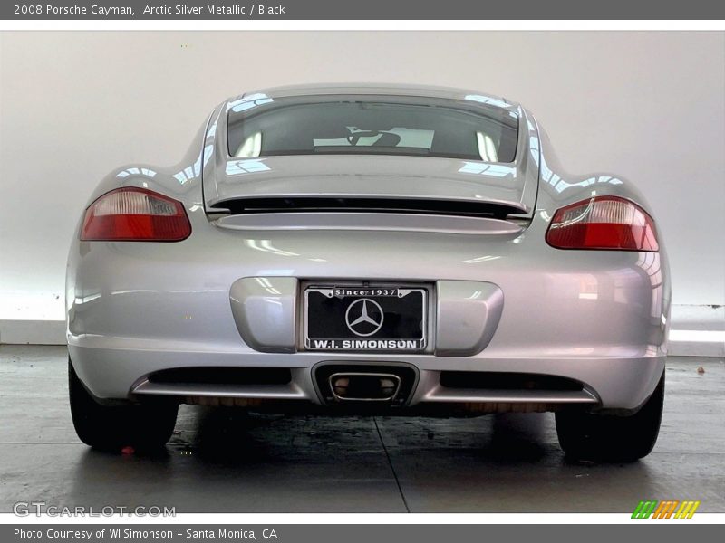 Arctic Silver Metallic / Black 2008 Porsche Cayman