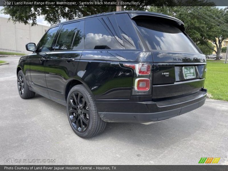 Santorini Black Metallic / Ebony/Ivory 2021 Land Rover Range Rover Westminster