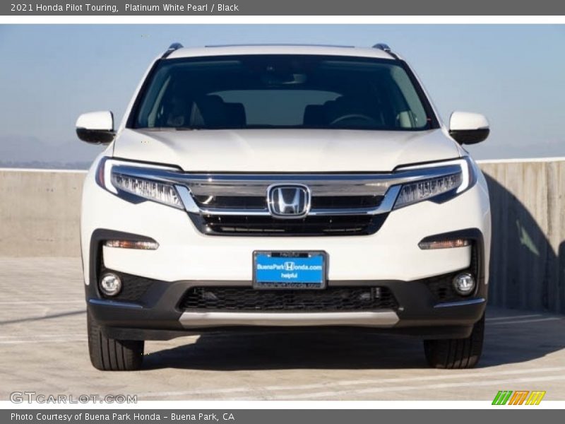 Platinum White Pearl / Black 2021 Honda Pilot Touring