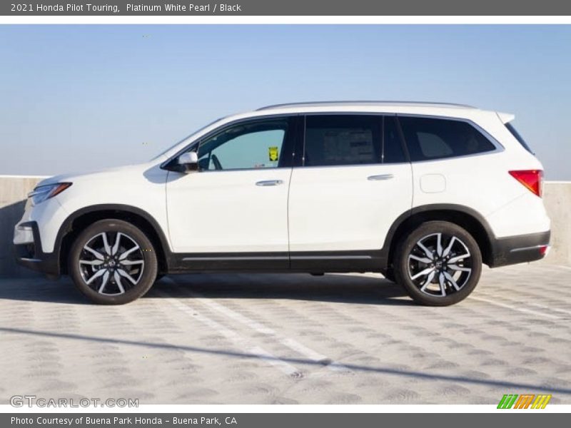Platinum White Pearl / Black 2021 Honda Pilot Touring