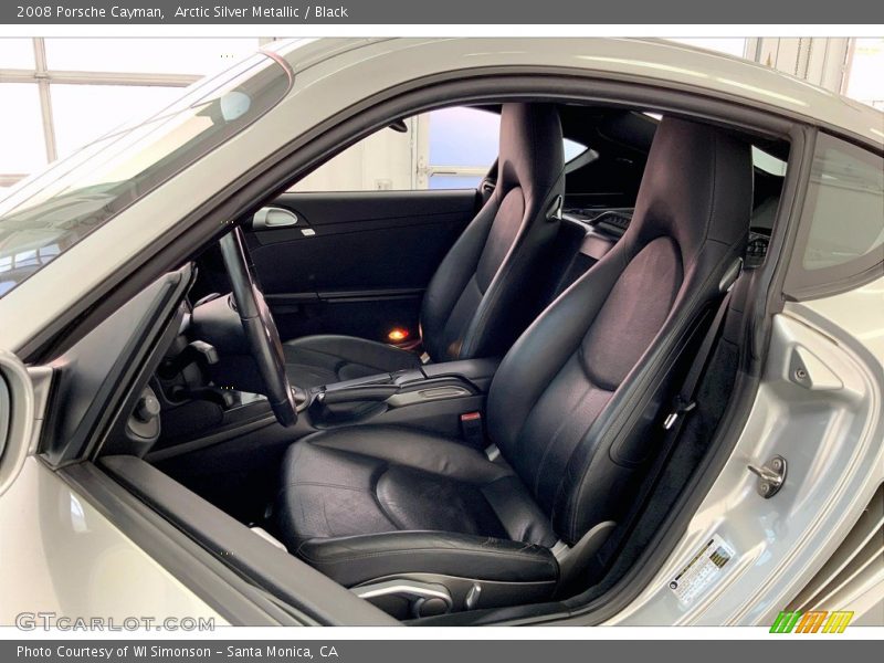Arctic Silver Metallic / Black 2008 Porsche Cayman