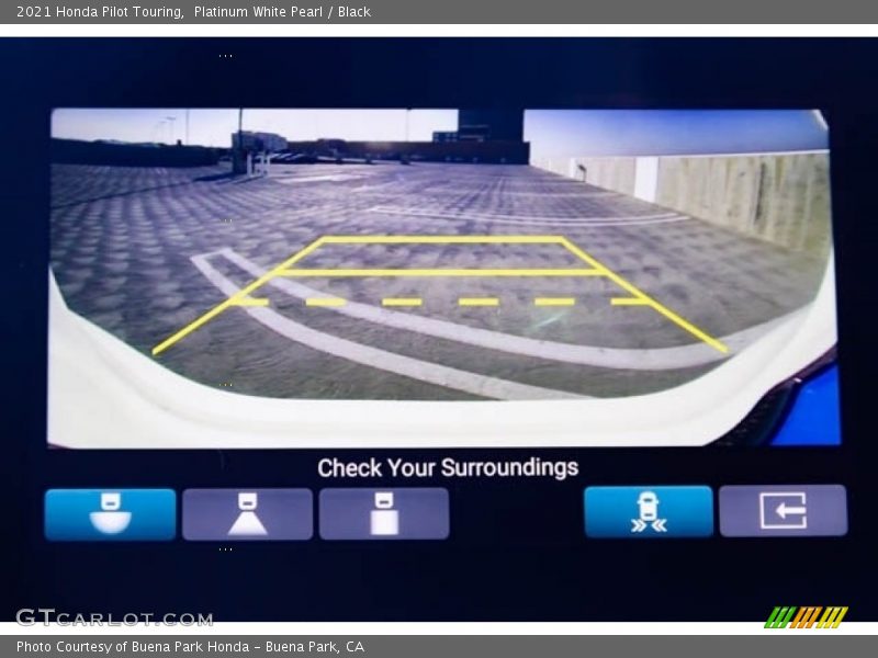 Platinum White Pearl / Black 2021 Honda Pilot Touring