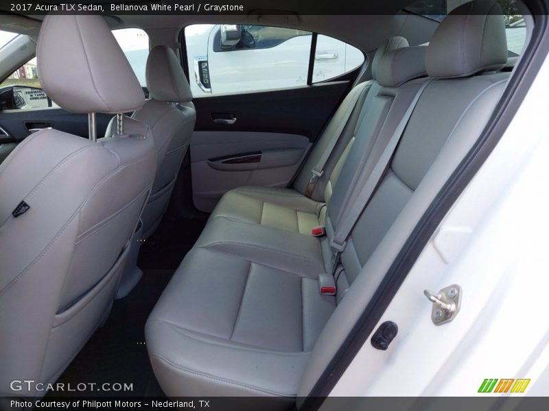 Bellanova White Pearl / Graystone 2017 Acura TLX Sedan