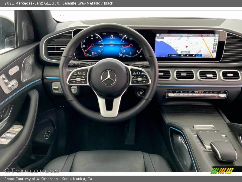 Selenite Grey Metallic / Black 2021 Mercedes-Benz GLE 350