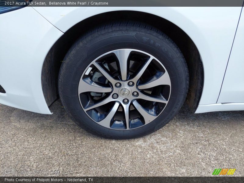 Bellanova White Pearl / Graystone 2017 Acura TLX Sedan