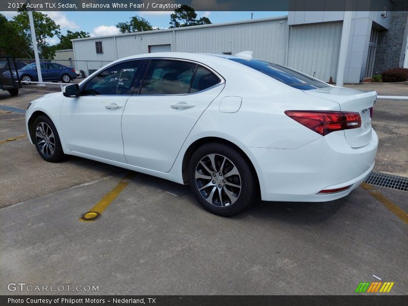 Bellanova White Pearl / Graystone 2017 Acura TLX Sedan
