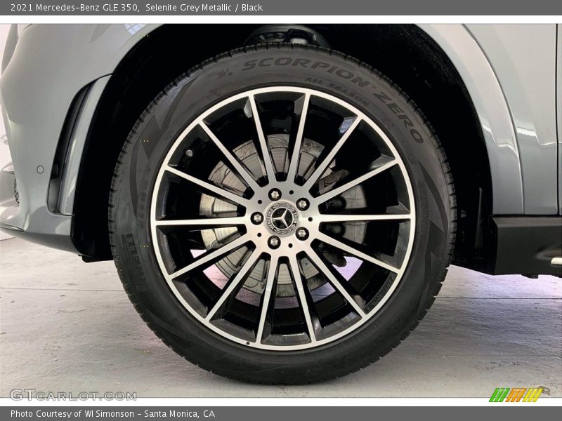 Selenite Grey Metallic / Black 2021 Mercedes-Benz GLE 350
