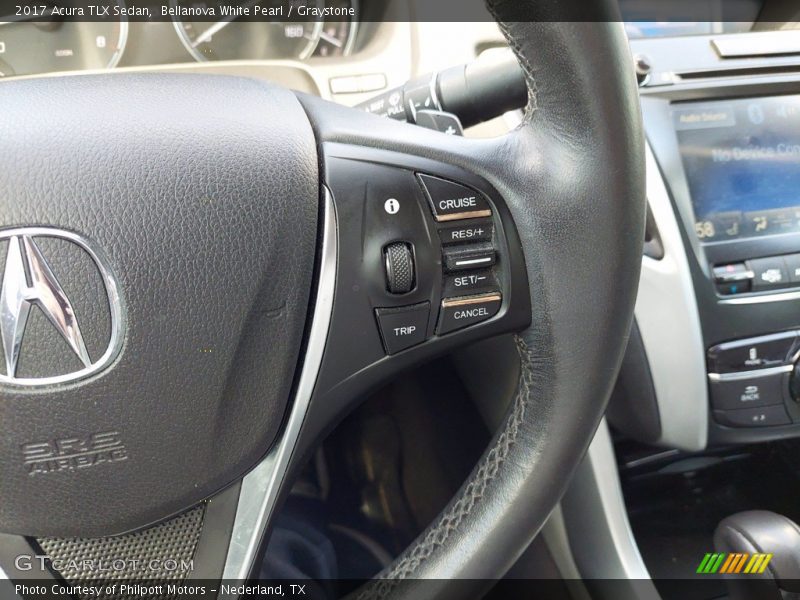 Bellanova White Pearl / Graystone 2017 Acura TLX Sedan