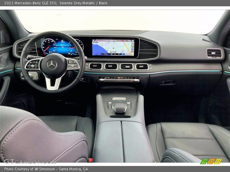Selenite Grey Metallic / Black 2021 Mercedes-Benz GLE 350