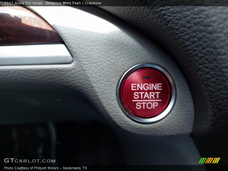 Bellanova White Pearl / Graystone 2017 Acura TLX Sedan