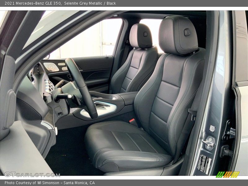 Front Seat of 2021 GLE 350