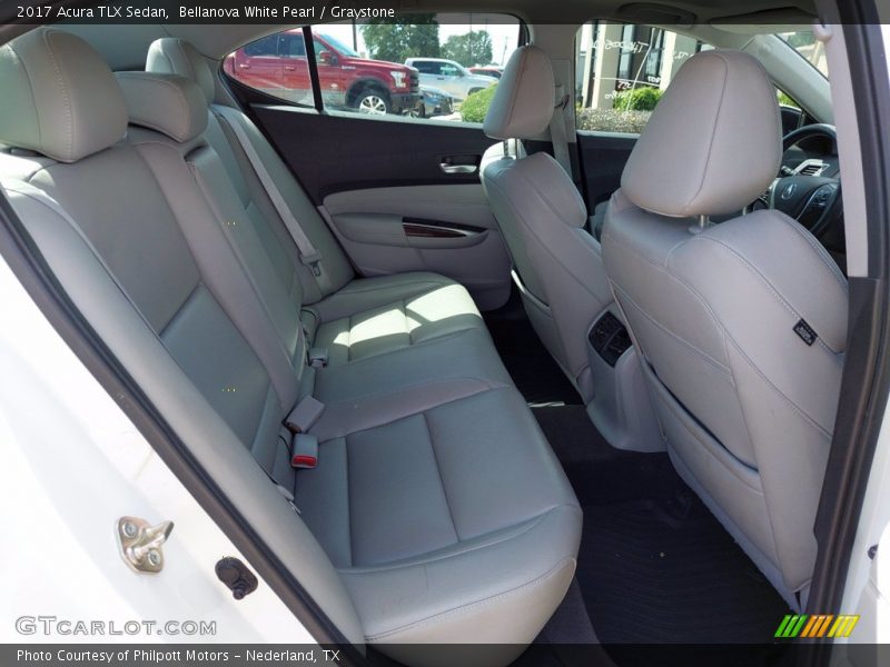 Bellanova White Pearl / Graystone 2017 Acura TLX Sedan