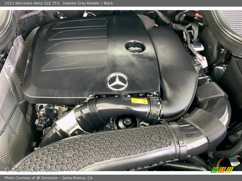 Selenite Grey Metallic / Black 2021 Mercedes-Benz GLE 350