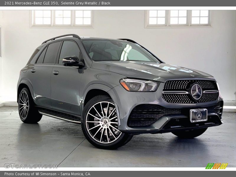 Selenite Grey Metallic / Black 2021 Mercedes-Benz GLE 350