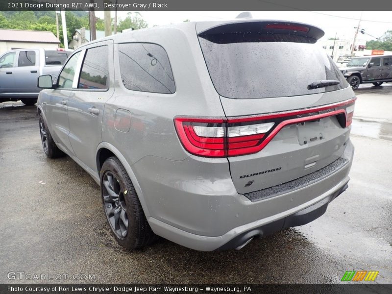Destroyer Gray / Black 2021 Dodge Durango R/T AWD