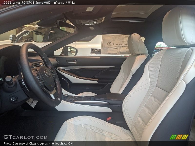  2021 RC 350 F Sport AWD White Interior