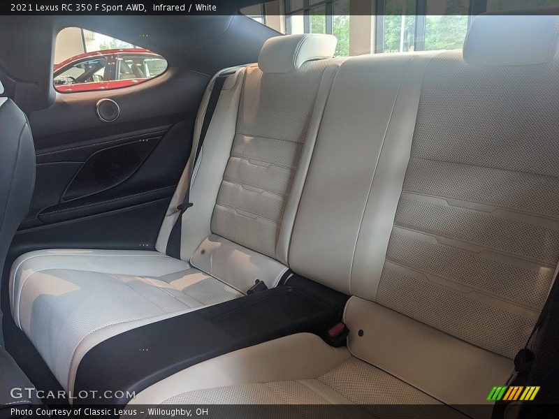 Rear Seat of 2021 RC 350 F Sport AWD