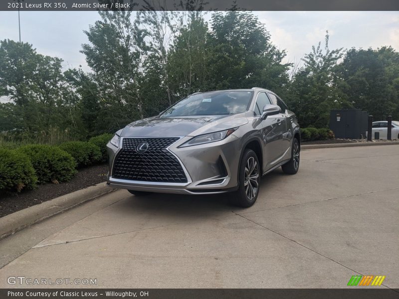 Atomic Silver / Black 2021 Lexus RX 350
